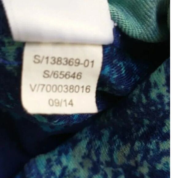 Athleta Blue Splatter Be Free Crop Leggings Capris Sz XXS - Picture 9 of 11